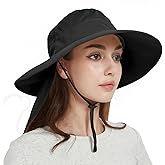 Fishing Hat Breathable Wide Brim Sun Hats with Neck Flap Bucket Hat Outdoor Safari Hat for Men Women UPF 50+ Sun Protection