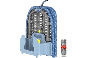 APEXCHASER Ironing Board Small with Iron Holder, Tabletop Small Iron Board with 2 Heat Resistant Ironing Covers, Portable Tabletop Ironing Board with Non-Slip Feet for Home Travel Use