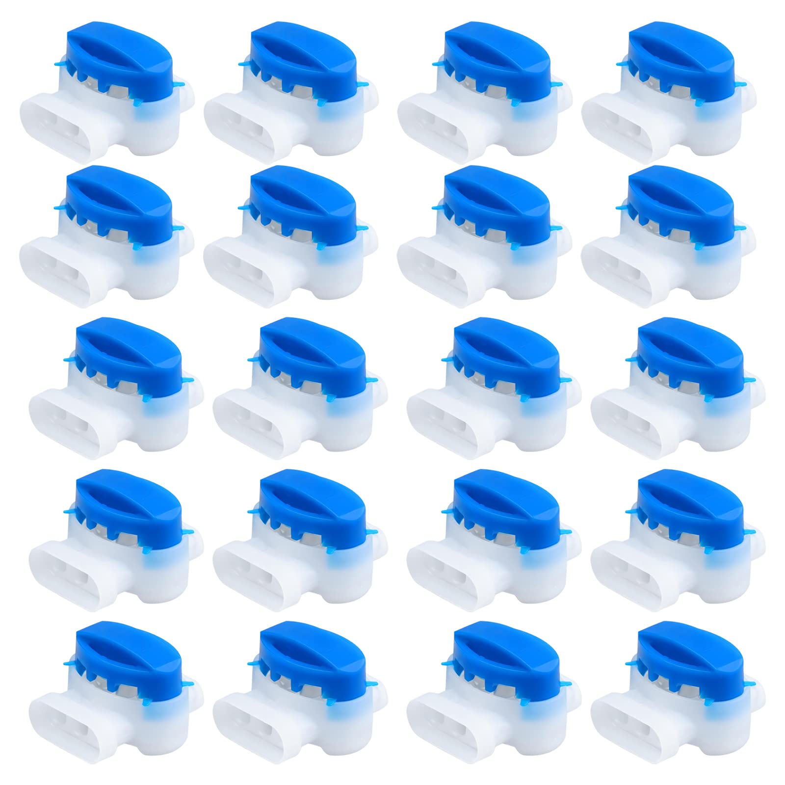 Bailinks 20 Pcs Cable Connector Electrical Crimps Gel Filled waterproof wire connectors for Robotic Lawn Mower Outdoor Garden Irrigation Applications