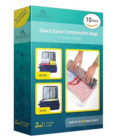 Bolsas compresion ropa | Bolsas de plástico, de papel, de tela