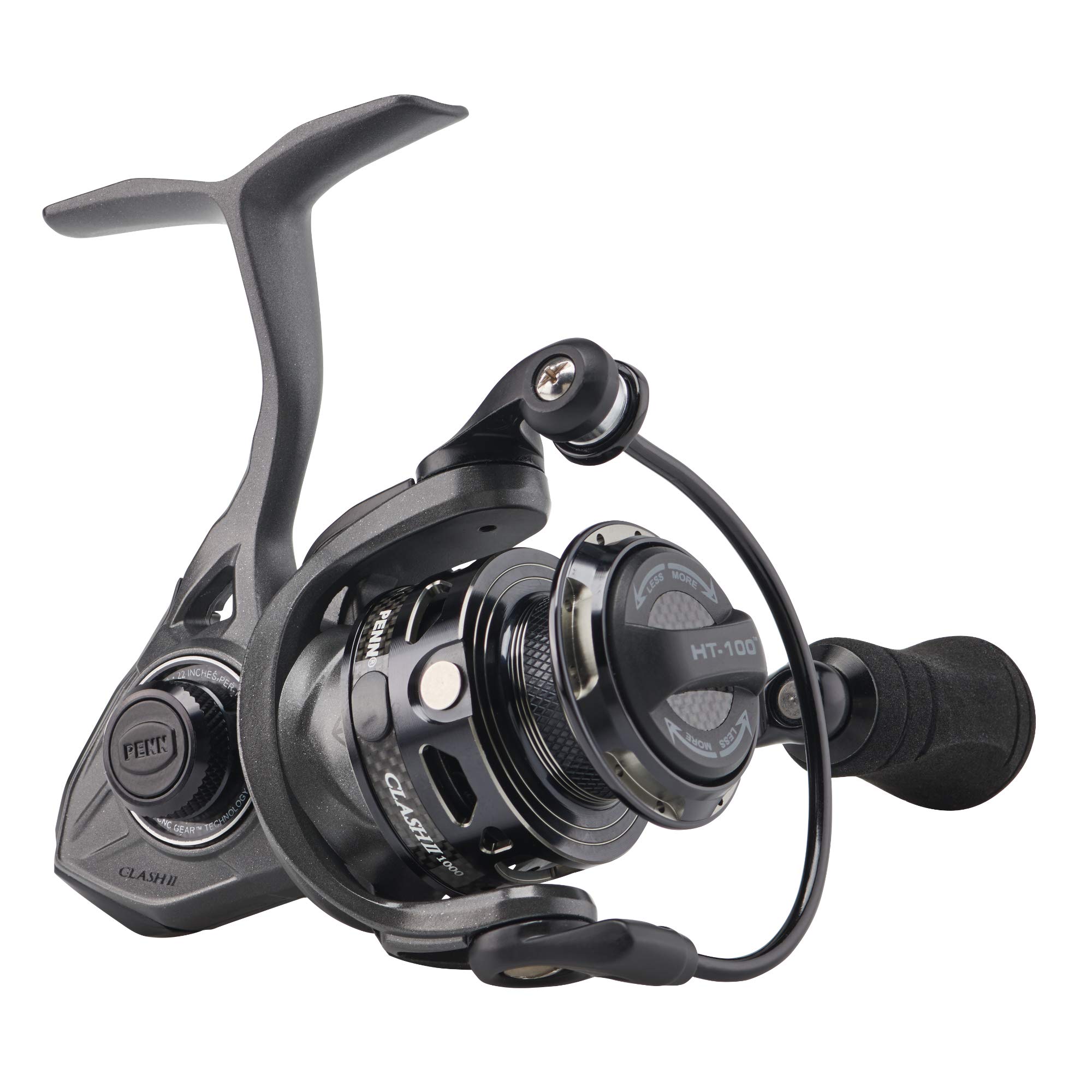 Penn 2020 Clash II, Size 1000, Saltwater Spinning Fishing Reel, Front Drag, Ambidextrous, CLAII1000, 1522155