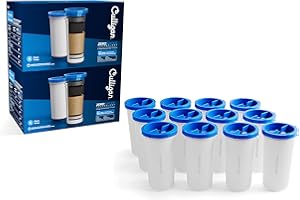 Culligan with ZeroWater Technology Replacement Filter 12-Pack, 5-Stage Advanced Water Filter – IAPMO Certified to Reduce Lead, Total PFAS (Forever Chemicals), Mercury, Fluoride, and Chlorine