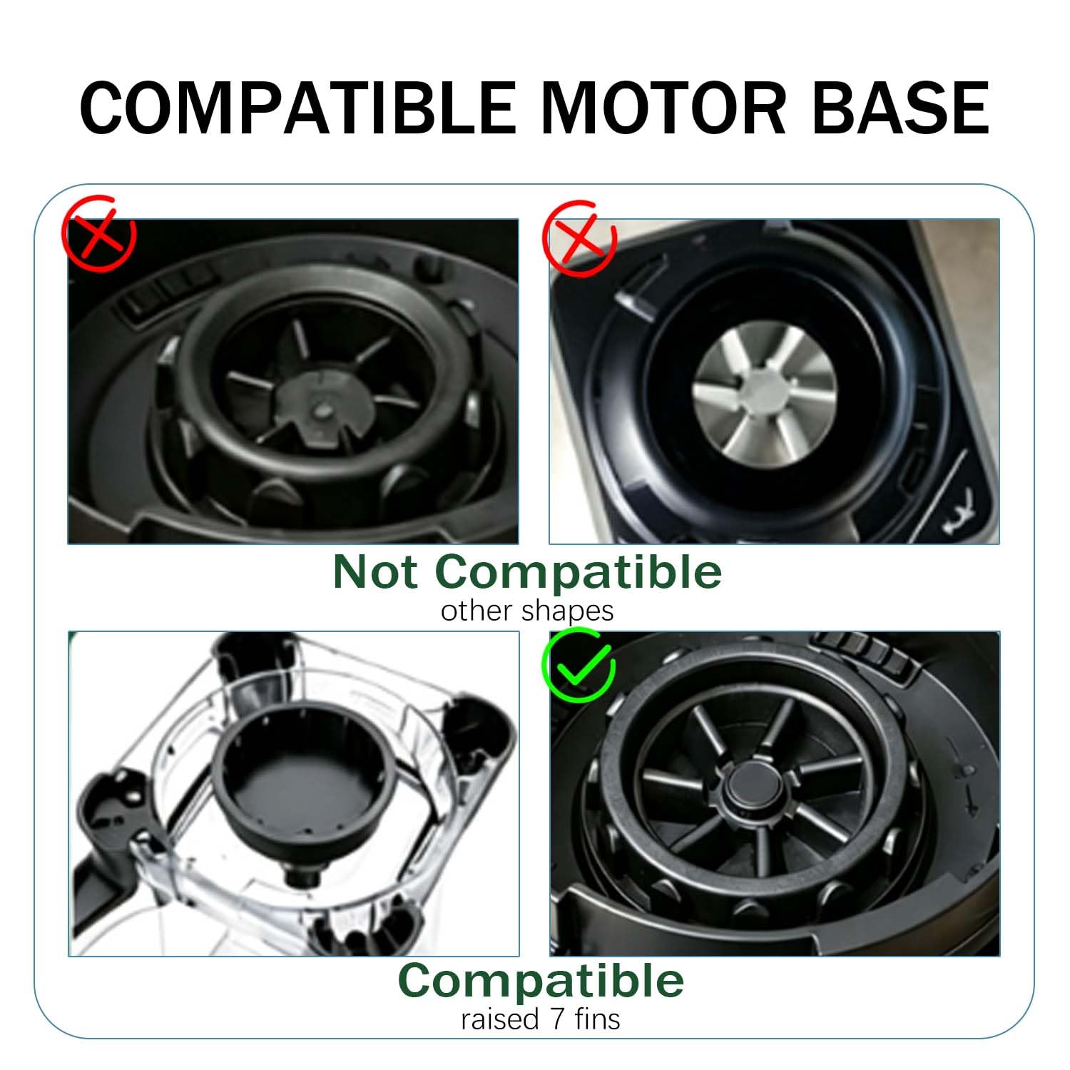 Condition photo showing New/Like New for compatible with ninja blender replacement water tank (72 oz xl cup) replacement blade parts and suit