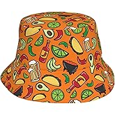 Cute Kawaii Light Blue Cat Cartoon Print Bucket Hat Fisherman Fishing Sun Cap for Adult Women Men Girl Boy Unisex