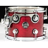 DW Performance Series Mounted Tom - 8 Inches X 10 Inches Cherry Stain Lacquer