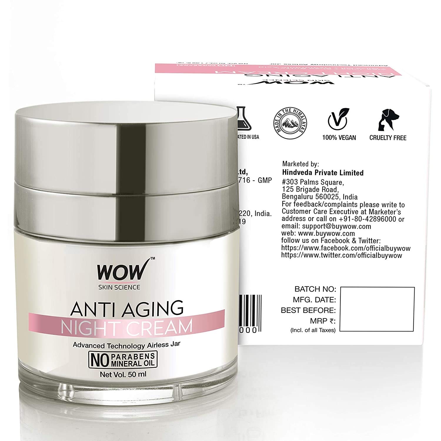 wow night cream for oily skin