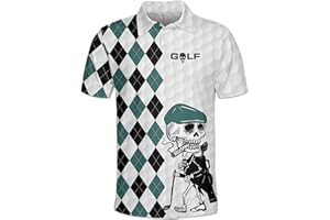 PAGYMO Golf Shirts for Men Funny Golf Shirts for Men Crazy Golf Shirts for Men Golf Gifts