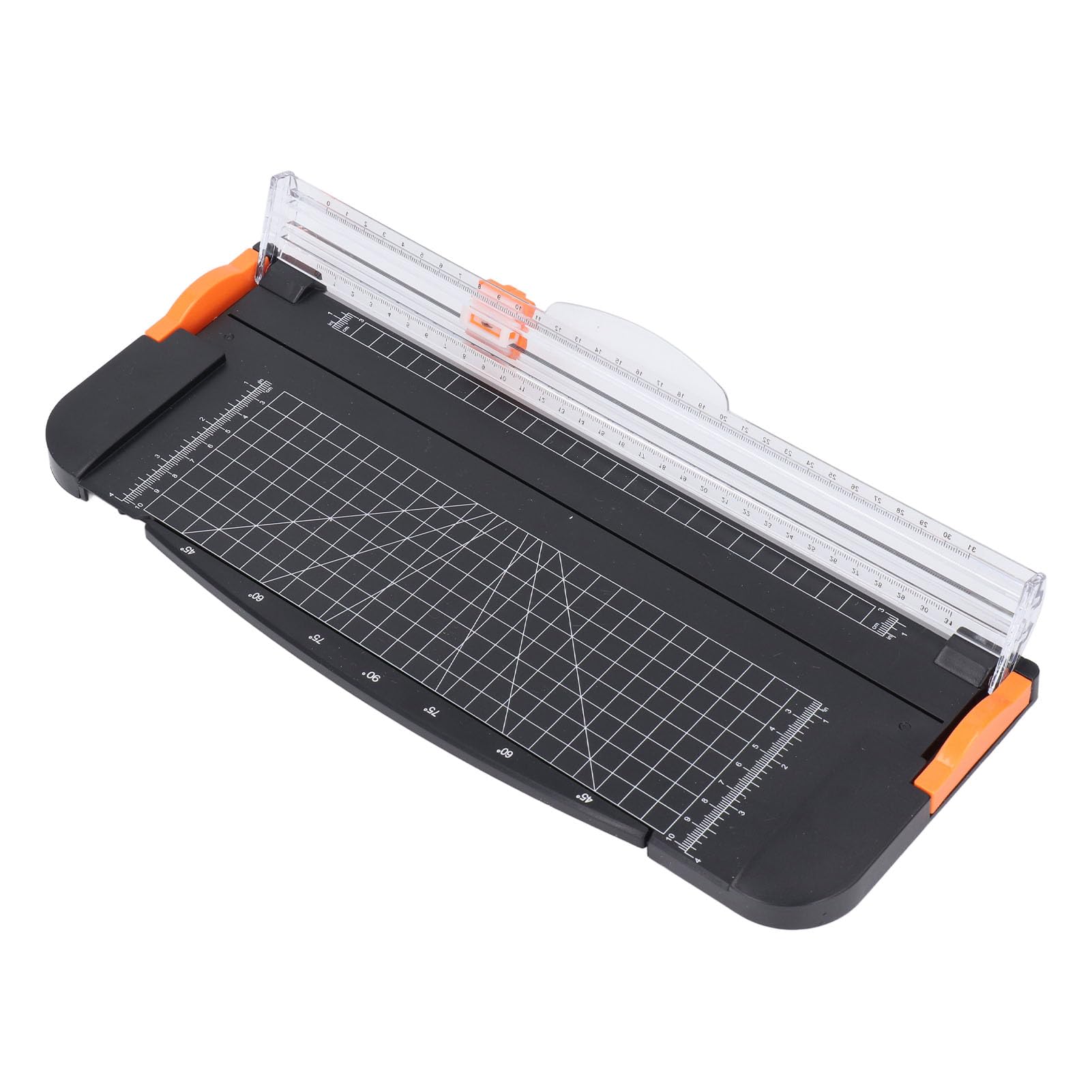 A4 Paper Cutter, 12 Inch Paper Trimmer, Scrapbooking Supplies with Automatic Security Safeguard and Side Ruler, 10 Sheet Capacity, for Craft Paper, Coupon, Label