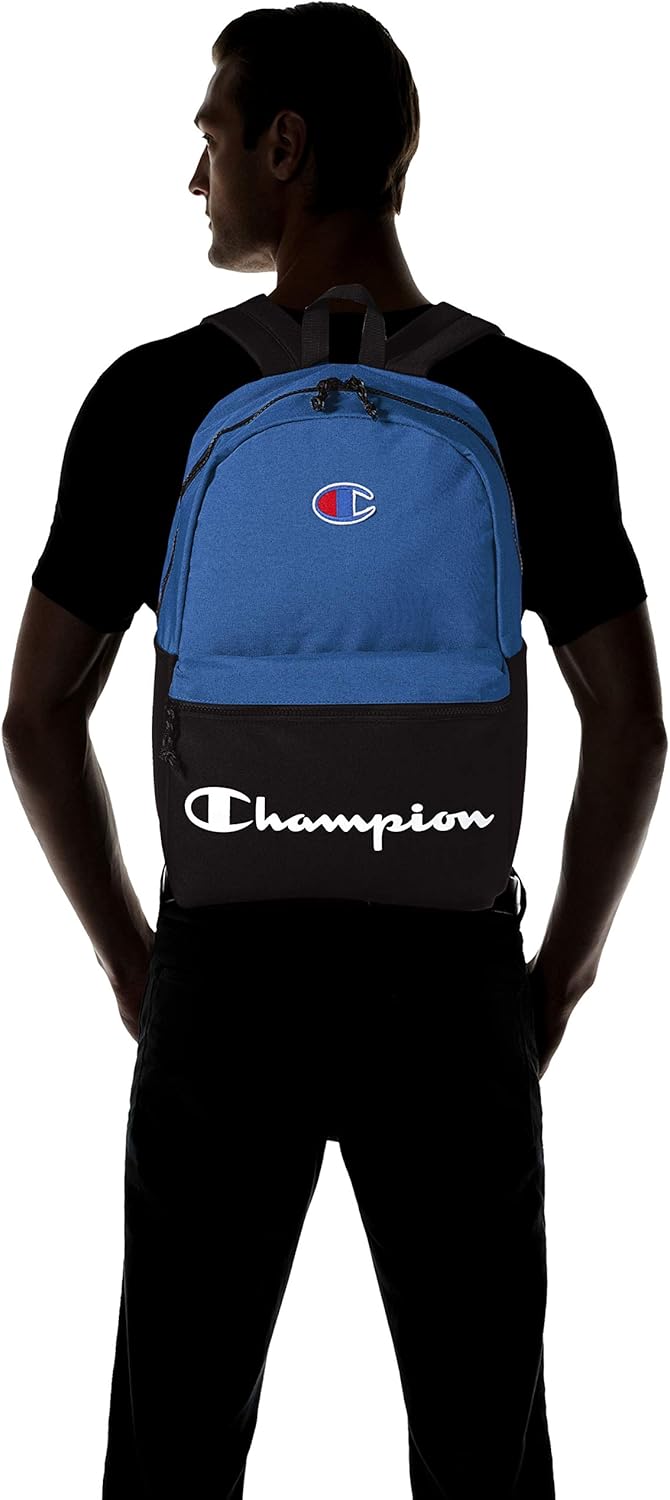 Champion Men's Manuscript Backpack, Heather Grey, One Size: Clothing