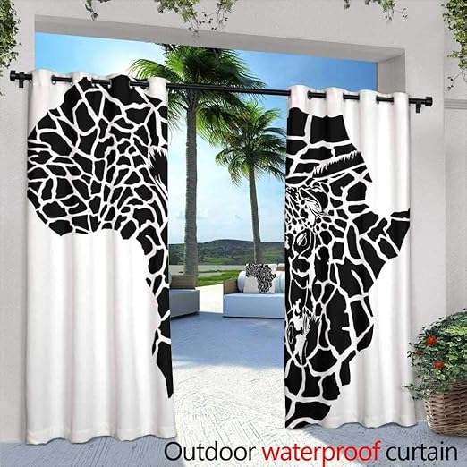 Amazon Com Lightly Outdoor Blackout Curtains Vector Set Of