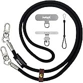 APEGG Phone Lanyard Universal Phone Strap crossbody Adjustable Anti-Drop Neck Strap with 2 Phone Tether Patches & Wrist Strap