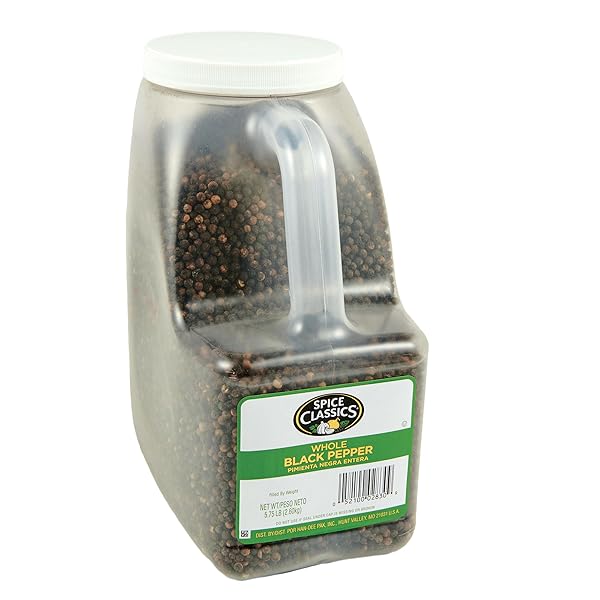 SPICE CLASSICS WHOLE BLACK PEPPER, 5.75 LB –...