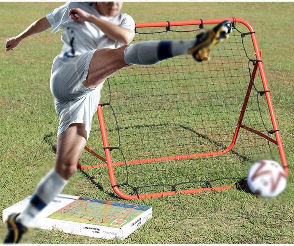 DW007 Football Training Net Pro Rebounder Net Soccer Kickback Target Goal Play Teaching Children Adjustable Rebound Net 100X103cm