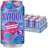 Swoon Swoonberry Lemonade &ndash; Zero Sugar Lemonade Drink with Magnesium, Sugar Free Berry Flavor, Low Calorie Beverage, Healthy Soda Alternative, Sugar Free, Keto, Gluten Free, Kosher, 12 fl oz (12 Pack)