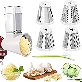 Cheese Slicer Shredder Attachments for KitchenAid Stand Mixers, Food Slicers Cheese Grater Attachment, Salad Maker Accessory 