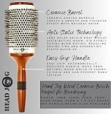 Head Jog 56 33mm Ceramic Wooden Radial Round Brush view 7