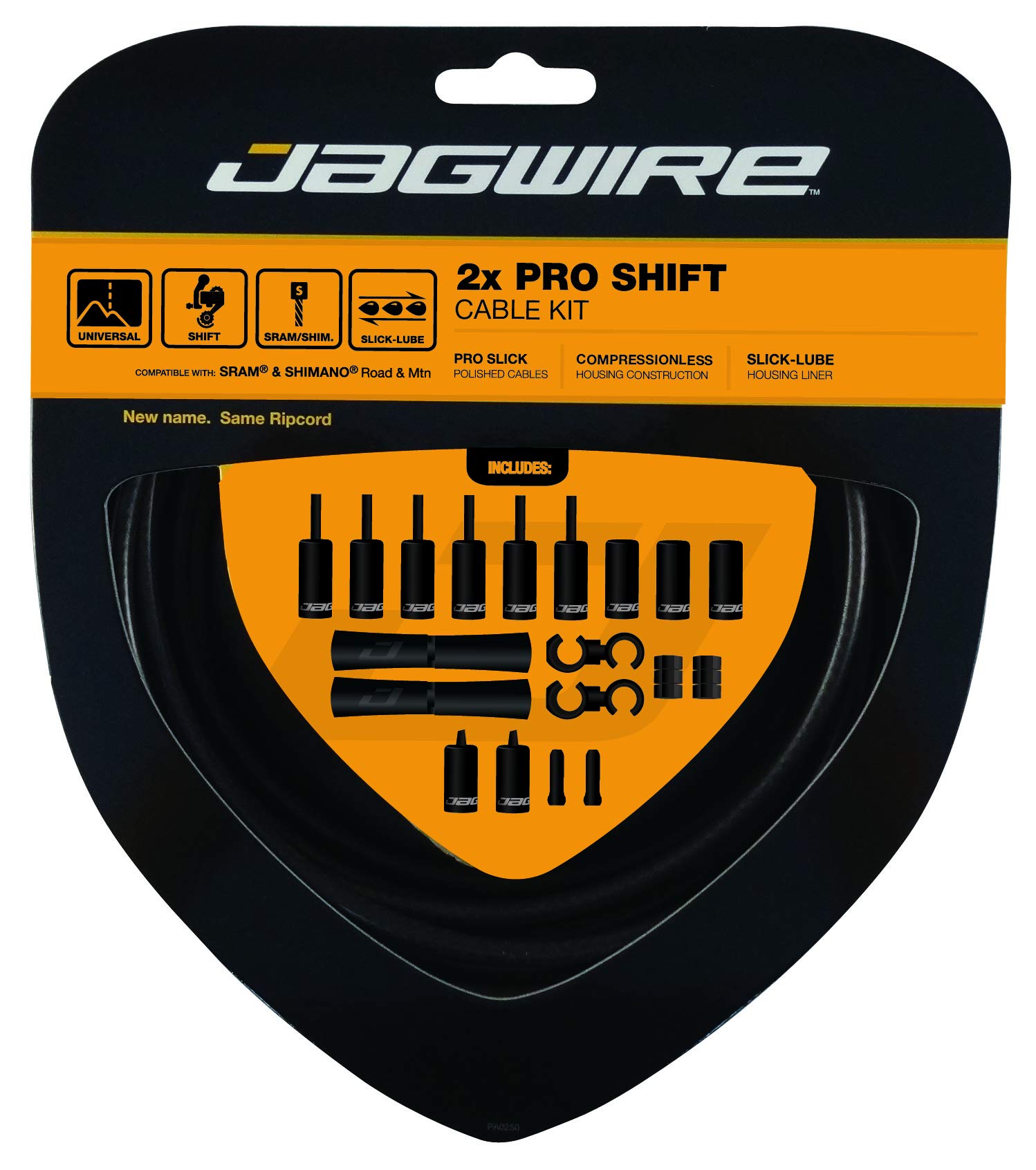 Jagwire 2X Pro Shift Gear Cable Kit - Stealth Black โ image 1