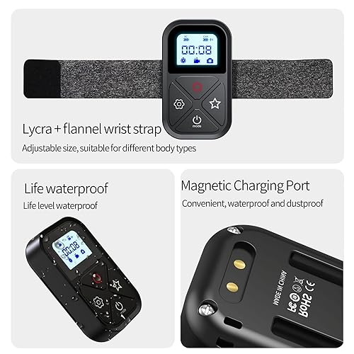 REYGEAK Smart WiFi Remote Control for GoPro Mini Hero 12 11 10