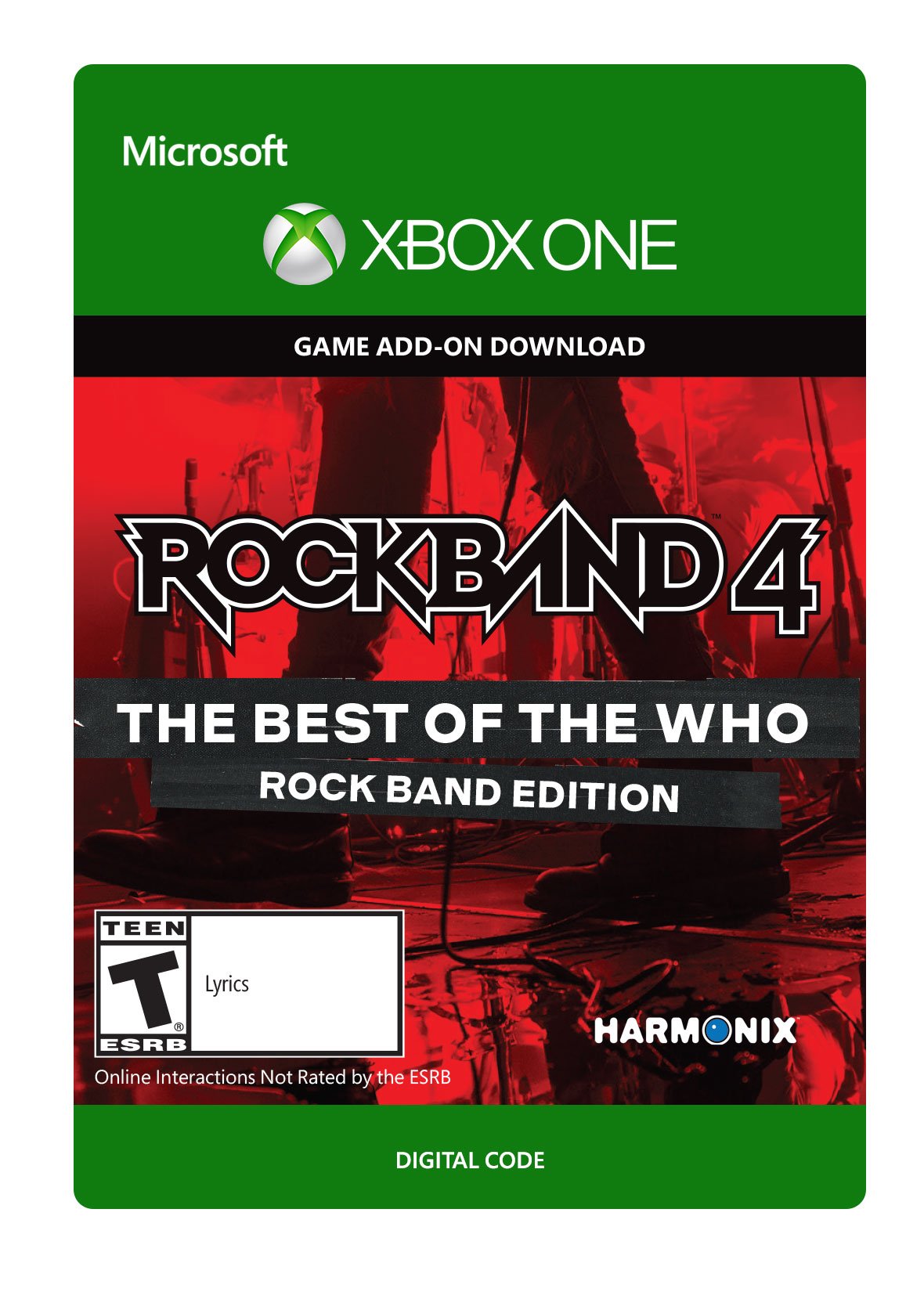 Rock Band 4: The Best Of The Who: Rock Band Edition - Xbox One Digital Code
