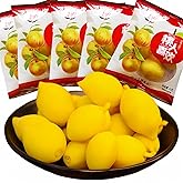 Small Crunchy Peach, Sour & Sweeet, Traditional Asian Preserved Fruit, Vegan Healthy Snack(30g*5 Packs)
