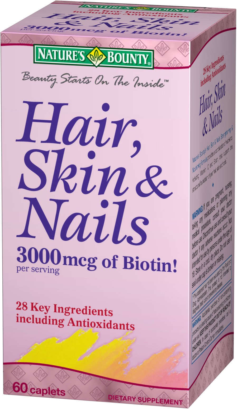Nature S Bounty Hair Skin Nails 60 Caplets Buy Online In