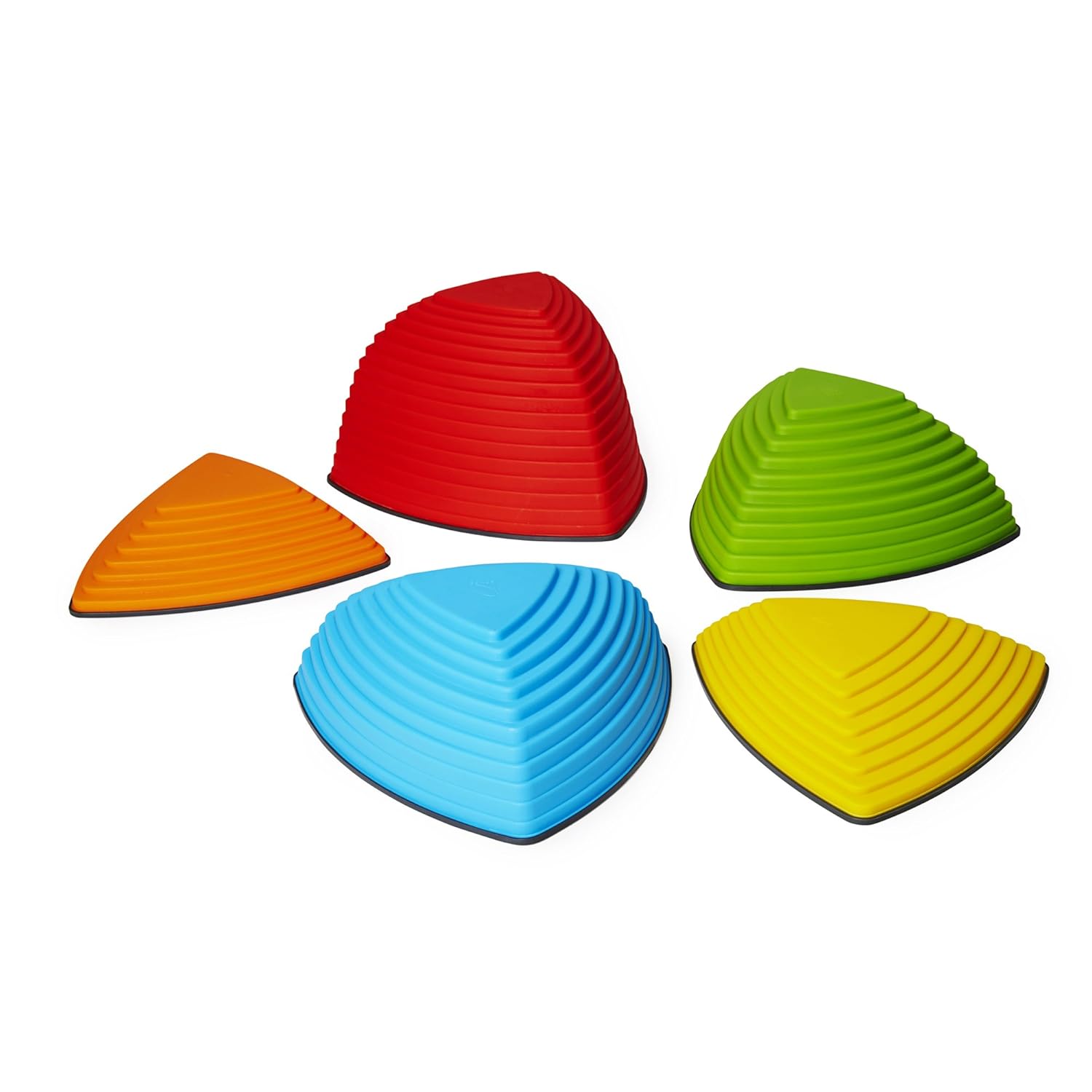 6 Stück Balanciersteine Für Kinder - Rutschfeste Stapelsteine Bunt 30cm