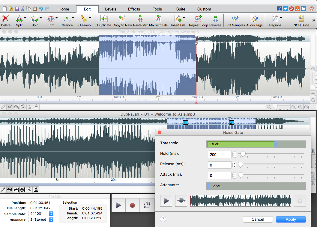 WavePad Free Audio Editor – Create Music and Sound Tracks with Audio Editing Tools and Effects [Download] - Thumbnail 3