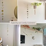 BASE ROOTS Moon Phase Gold Wall Decor 34" Boho Celestial Wall Art view 4