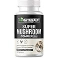 MINATURALS Mushroom Complex Capsule - Lion's Mane, Reishi, Cordyceps, Chaga, Turkey Tail, Maitake - Supplement Real Fruiting Body - 10 in 1