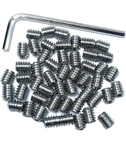 Primeonly27 1/4-28 x 1/4 Inch Hex Drive Cup Point Grade 18-8