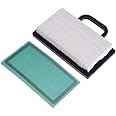 Anxingo 499486 Air Filter Cartridge Replacement for B&S 499486S 698754 691007 with Pre Filter Fits 18-26 HP Intek V-Twins Law
