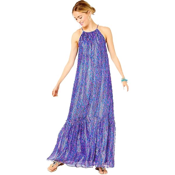 Amazon.com: Lilly Pulitzer Women's Viv Maxi Dress in Multi