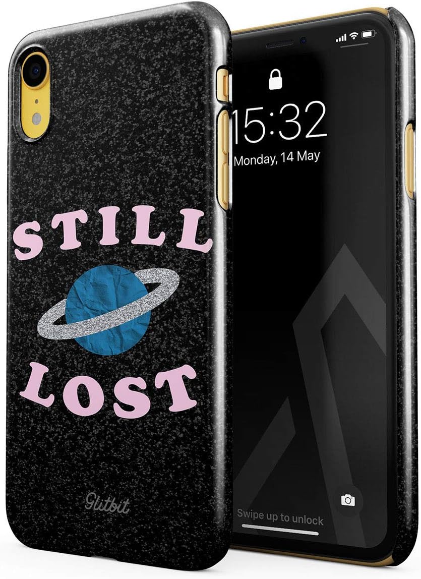 Amazon Com Glitbit Compatible With Iphone Xr Case Still Lost Planet Black Space Galaxy Kawaii Pale Stay Weird Grunge Aesthetic Alternative Thin Design Durable Hard Shell Plastic Protective Case Cover amazon com