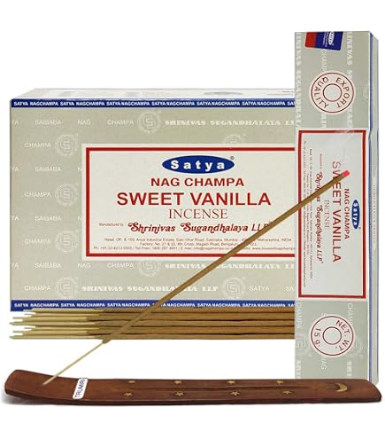 Satya Nag Champa Vanilla Incense – 2x 15g Boxes Premium Quality