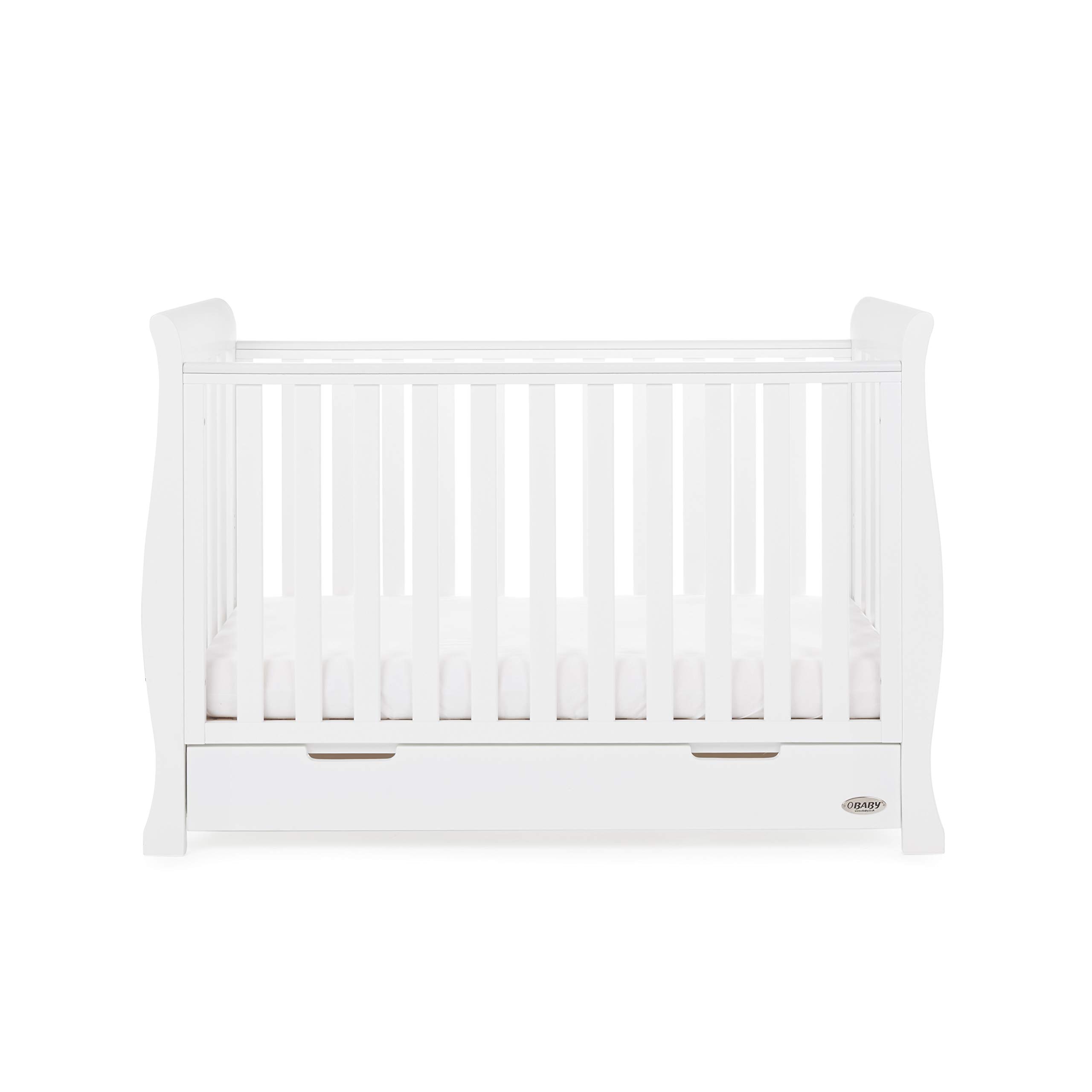 obaby stamford mini cot bed white