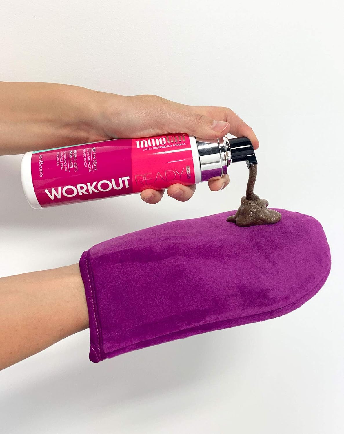 MINETAN BODY Workout Ready Self Tan Foam - The Tan That Won't Sweat Off, 1 Hour Express, Sweatproof, Vegan, 200ml - Image 4
