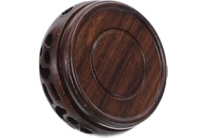 COOPHYA Wooden round Display Stand Small Vase Pedestal Aquarium Base Teapot Riser Stable Home Décor
