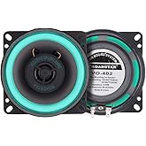 ePathChina 4 Inch 100W Universal Car HiFi Coaxial Speakers Vehicle Door Auto Audio Music Stereo Full Range Frequency Loudspeaker