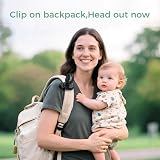 momcozy Portable Stroller Fan with Clip 4-Speed Personal Mini Fan 0.11kg view 8