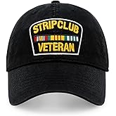 Strip Club Veteran Dad hat Pre Curved Visor Cotton Ball Cap Baseball Cap PC101