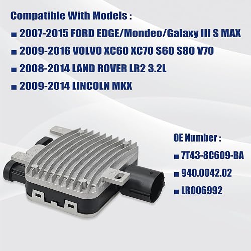 Range Rover Evoque Cooling Fan Module For Range Rover Evoque, Volvo S60 ...