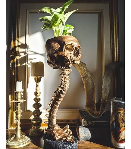 Plante Artificielle Effrayante Dreadful Daisies Dans Pot Noir - Hyde & Eek! Halloween 2021 - Neuf