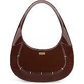Fuiriver Women's Shoulder Bag Vintage Crescent Small Purse Mini Handbag for Evening Going Out