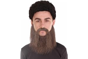 BC GOODS BY Adult Men's Extended Synthetic Beard for Costume Play, Flame-Retardant Synthetic Fiber