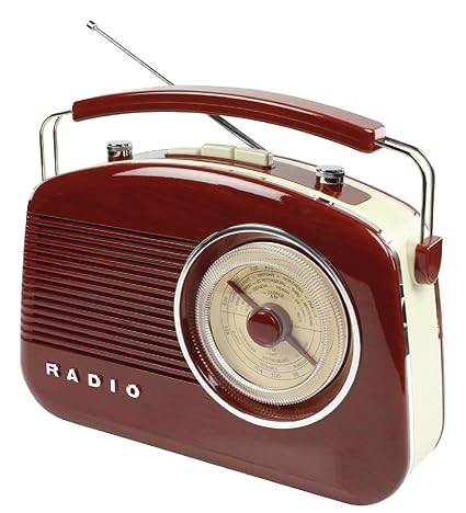 KOENIG Retrodesign UKW/MW-Radio braun