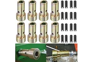 YOURSME 4 Pairs of Cat 1 Quick Hitch Adapter Bushings Set for Category I 3-Point Tractors Use with Quick Hitch System