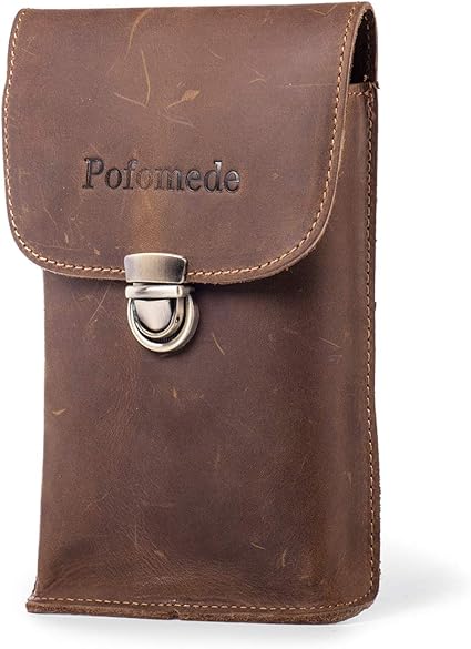 Amazon Com Pofomede Leather Phone Holster Belt Case Holder