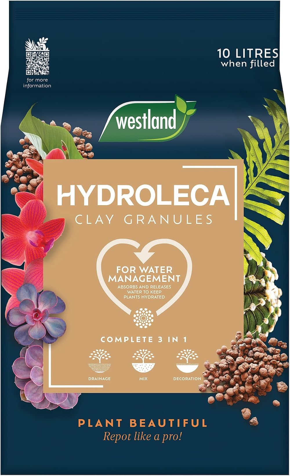 Westland Hydroleca 10L Slow Release Plant Granules