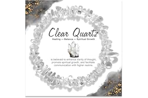 GolbalJew Natural Gemstone Beads Bracelets Healing Crystal Stone Beaded Bracelet for Women Men Handmade Spiritual Jewelry Gifts