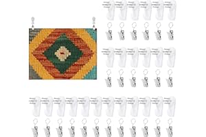 24pcs Tapestry Hangers, Tapestry Hangers for Walls with 24 Metal Clips Durable Accessory for Hanging Rugs Carpets Towels Phot